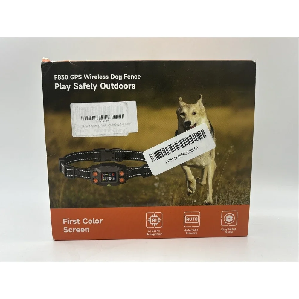 Wireless Dog Collar Fence With GPS - F830 for Medium to Large Dogs